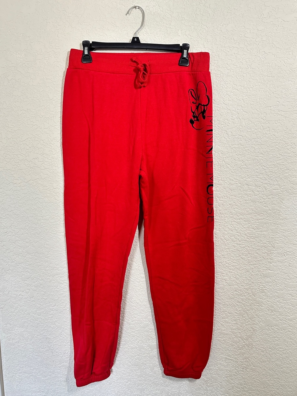 Disney Women’s Red Minnie Mouse Jogger Pants
